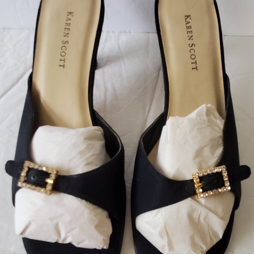 Karen Scott Black SHIMMER Heel